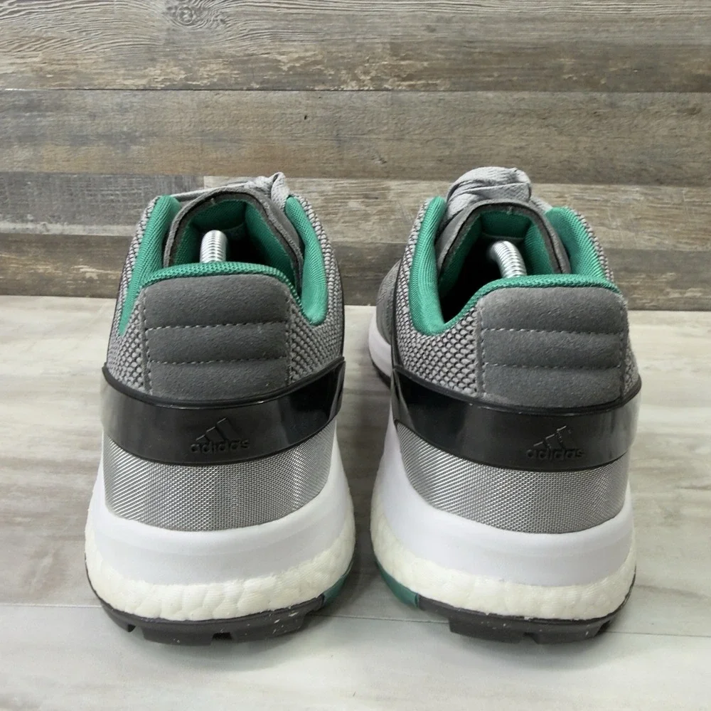 adidas EQT SL Men's 12 Waterproof Spikeless Golf Shoes Gray Green Black FW6297